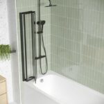 Bathtub screen 4 panels - GELCO - LEXIA Black - 110 x 140 - Image 3