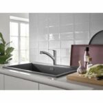 Kitchen faucet - Supersteel - Single lever sink mixer - Pull-out spray - 90° low swivel spout - GROHE Start - 30531DC1 – Bild 2