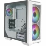 PC Gaming Case - COOLER MASTER - HAF 500 White -ARGB - ATX (H500-WGNN-S00)