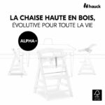 HAUCK Scalable Wooden Baby High Chair Alpha + / White - Image 2