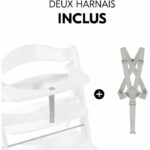 HAUCK Scalable Wooden Baby High Chair Alpha + / White - Image 6