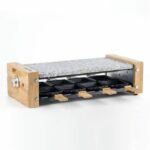 HKoeNIG raclette/grill appliance - 8 people - Wooden design - Cooking surface 38x19.5 cm - Power 1200W - Image 2