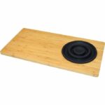 JOCCA - 1633N - Bamboo Cutting Board with Strainer - Black - Image 6