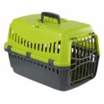 KERBL Expedition Dog Transport Box - 48x32x32cm - Green and Dark Grey