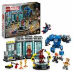 LEGO Marvel 76315 Iron Man Laboratory: Hall of Armor - Toy for Boys, 8 Years Old