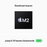 Apple - 13.6'' MacBook Air M2 - 16GB RAM - 256GB Storage - 8-core CPU - 8-core GPU - Midnight - Image 3