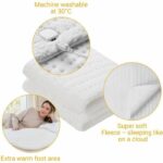 Extra soft heated fleece mattress topper - MEDISANA - HU 672 - Bed warmer - 4 settings - 3 timers - Washable – Bild 4