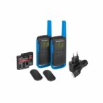 MOTOROLA Walkie Talkie Radios T62 PMR446 - Unlicensed - Easy Pairing - Blue - Image 5