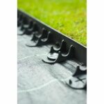 NATURE Polypropylene and polyethylene turf trim - 16 anchors - H 4,5 x (4 x L100) cm - Black - Image 6