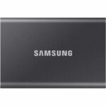 SAMSUNG external SSD T7 USB type C gray color 1 TB