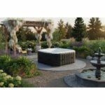 SUN SPA Laminated square inflatable spa - 4 persons - 1, 55 x H 0, 65 m - Image 3