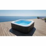 SUN SPA Laminated square inflatable spa - 4 persons - 1, 55 x H 0, 65 m - Image 5