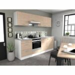 OSLO High furniture 1 door - Jackson chene decor - L 40 x D 36 x H 58 cm - Image 4