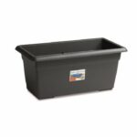 MEDITERRANEO rectangular flower box - 110L - 100 cm - Plastic - Anthracite - Image 3