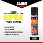SADER Spray glue aerosol type multipurpose neoprene - 200 ml - Image 2