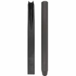 NATURE Recycled PVC stake to fix Borderfix - H 38 x 3,6 x 3,8 cm