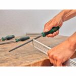 Bosch 3-Piece Rasp Set (Heavy Duty Flat/Round/Half-Round Wood Rasps Hard Carbon Steel) - Image 2