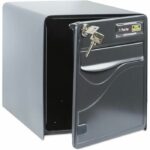 BURG WACHTER BALTIC 1-door mailbox - Free-standing - Galvanized steel - Side opening - Anthracite - Made in France - Image 3