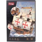 3D Puzzle - Santa Maria Boat - Construction Game - EXPLORA - 204 pieces - Ages 8 and up - Image 4