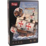 3D Puzzle - Santa Maria Boat - Construction Game - EXPLORA - 204 pieces - Ages 8 and up - Image 5