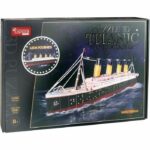 3D Light-Up Puzzle - Titanic Ship - Construction Game - EXPLORA - 266 Pieces - Ages 8+ - Image 5