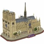 3D Puzzle - Notre Dame De Paris - Construction Game - EXPLORA - 128 pieces - Ages 8 and up - Image 2