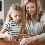 3D Puzzle - Eiffel Tower - Construction Game - EXPLORA - 80 pieces - Ages 8 and up - Image 2