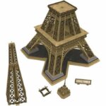 3D Puzzle - Eiffel Tower - Construction Game - EXPLORA - 80 pieces - Ages 8 and up - Image 3