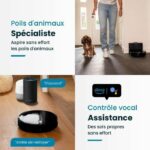 EZICLEAN I-Bot Z5 Connected Robot Vacuum Mop - 75 min - 2.6Kpa - 60-90m² - Hard floors - 0.25L - Image 6