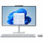 LENOVO A100 All-in-One PC | Windows 11 - 23.8 FHD - Intel N100 - 8GB RAM - 256GB SSD - Wireless Keyboard + Mouse