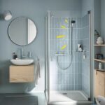 Shower set with 1 jet shower head, 90cm bar and flexible hose - GROHE Vitalio Start 110 26953001 - Water saving - Chrome – Bild 2