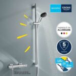 Shower set with 1 jet shower head, 90cm bar and flexible hose - GROHE Vitalio Start 110 26953001 - Water saving - Chrome – Bild 5