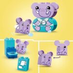 LEGO 10413 DUPLO My First My Daily Rituals - Bath, Educational Toy for Babies, Includes 2 Elephant Figures - Image 3