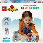 LEGO DUPLO | Disney 10418 Elsa and Bruni in the Enchanted Forest, Construction Toy - Image 6