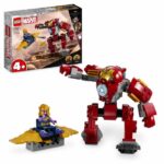 LEGO Marvel 76263 Iron Man's Hulkbuster vs. Thanos, Superhero Toy Based on Avengers: Infinity War