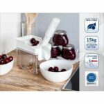 Cherry pitter - LEIFHEIT - Cherrymat - 37211 - Clean separation - Easy - Fast - Up to 15 kg - White - Image 2