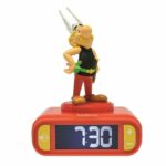 LEXIBOOK digital night light alarm clock - Asterix - 3D light and sound - Children's