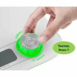 Little Balance 8198 Kinetic Flower, Kitchen Libra without battery, rechargeable by its Little Balance button, 5 kg / 1 g, white - Image 3