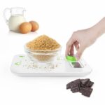 Little Balance 8198 Kinetic Flower, Kitchen Libra without battery, rechargeable by its Little Balance button, 5 kg / 1 g, white - Image 4