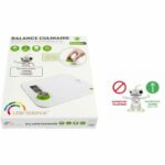 Little Balance 8198 Kinetic Flower, Kitchen Libra without battery, rechargeable by its Little Balance button, 5 kg / 1 g, white - Image 5
