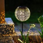 Set of 2 solar beacons to plant - LUMISKY - AGADIR - H45 cm - Oriental style - Warm white LED - Image 2