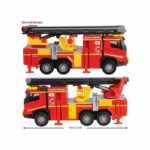 Volvo Fire Truck - MAJORETTE - 19 cm - Opening doors - Sounds and lights - Image 4