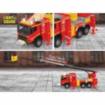 Volvo Fire Truck - MAJORETTE - 19 cm - Opening doors - Sounds and lights - Image 6