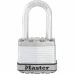 Steel padlock - 50 mm - D: 8 mm - octagonal shackle