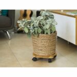 NATURE Roller table for plants - Bamboo composite - H8 x Ø30 cm - Image 3