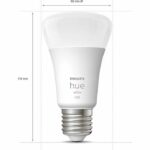 Philips Hue White, E27 connected LED bulb, Equivalent 75W, 1100 Lumen, Bluetooth compatible, 2 pack - Image 5
