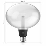 Philips Hue White and Color Ambiance, Ellipse E27 connected LED bulb, Bluetooth compatible - Image 2
