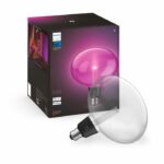 Philips Hue White and Color Ambiance, Ellipse E27 connected LED bulb, Bluetooth compatible - Image 3