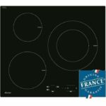 SAUTER SPI4300B Induction hob - 3 zones - 7200W - L60 x D52cm - Glass coating - Black