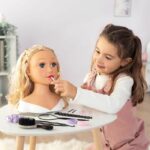 Smoby - Blonde styling head - Easy to style - 19 realistic accessories - Thermosensitive lips - Storage hatch - Image 4